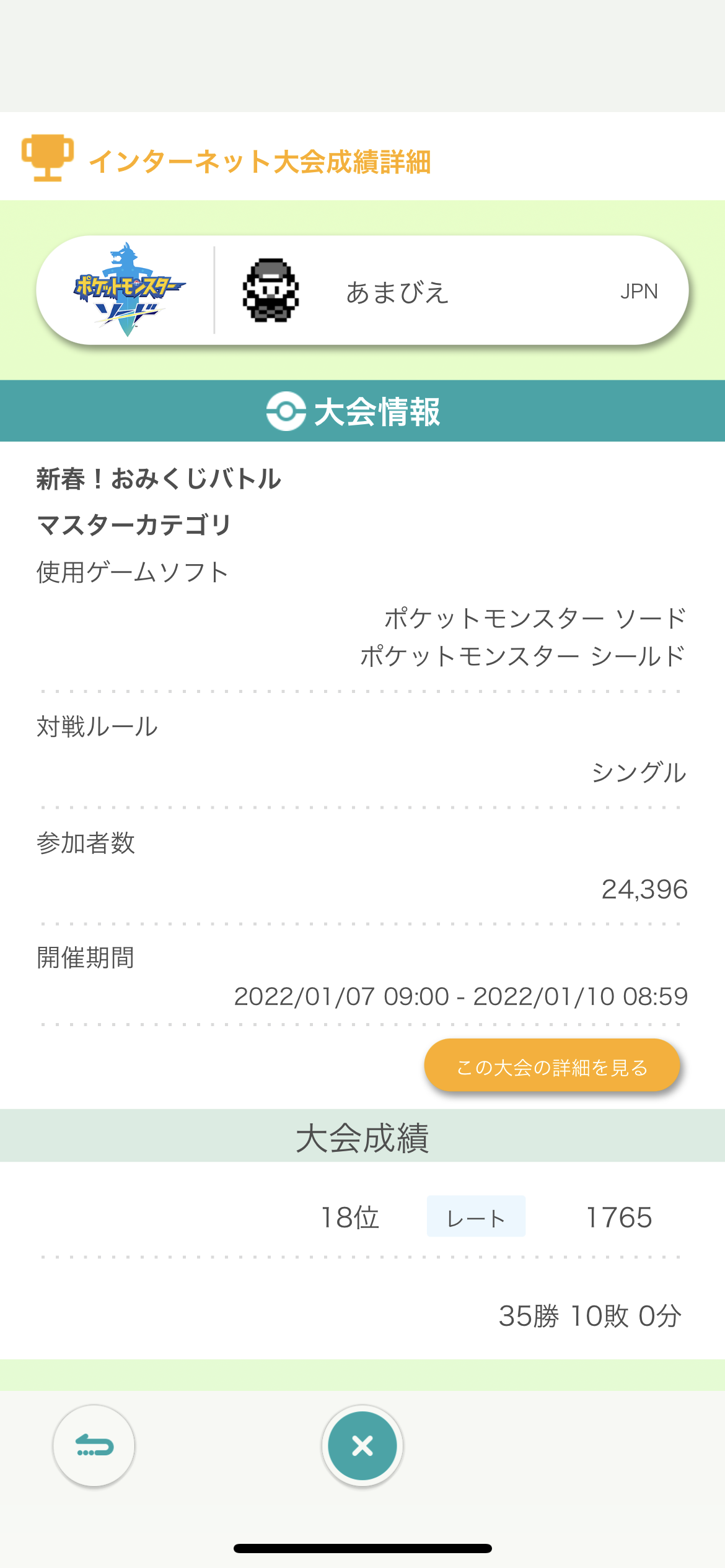 ランキング